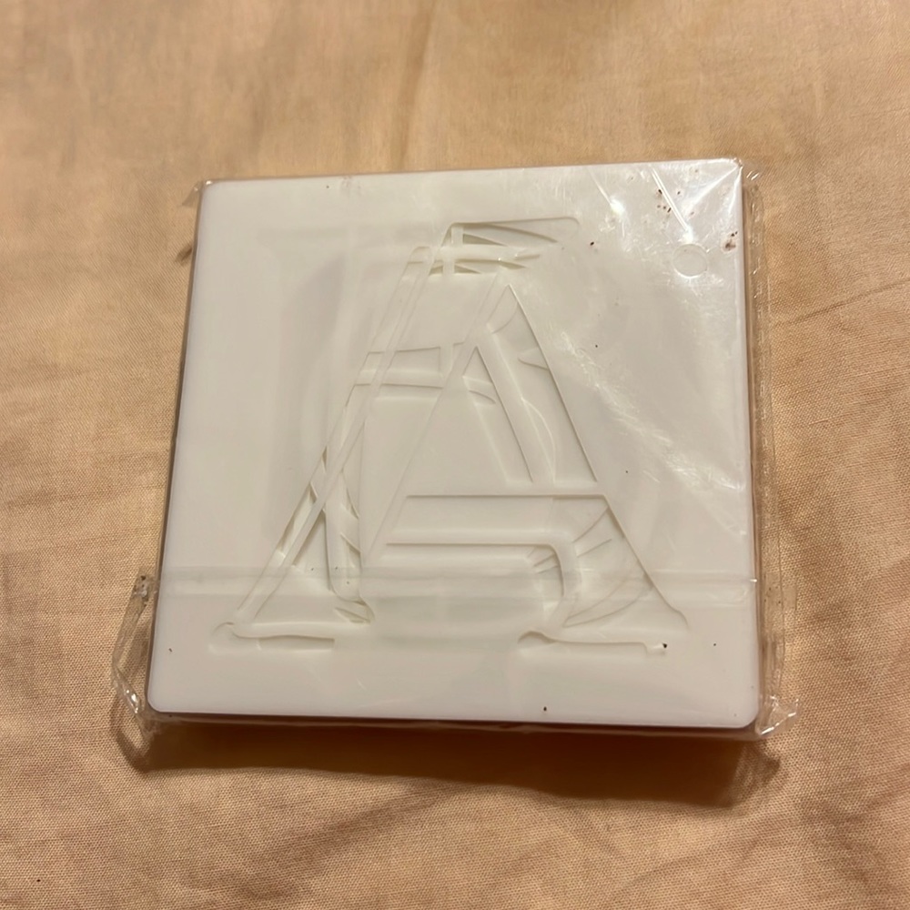 NIB 3in letter/number/ shape stencil waterproof DIY